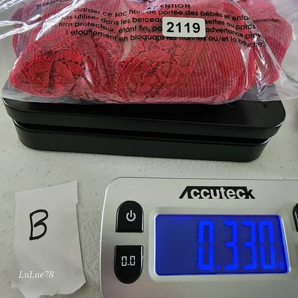 Just My Size Womans Red Tank with Lace Detail 2X - Picture 8 of 8